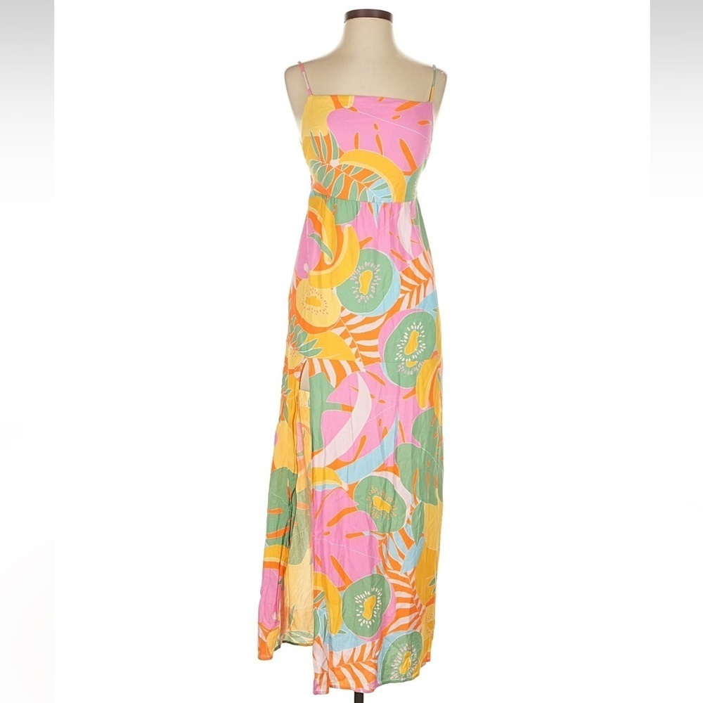 SHOW ME YOUR MUMU Julia Maxi Dress In Tropical Fruit - Picture 7 of 9